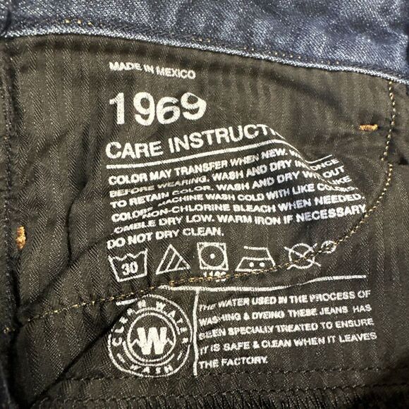 Gap 1969 Sexy Boot Women's Boot Cut Jeans Size 28 / 6 Blue Dark Wash Denim - Picture 13 of 14